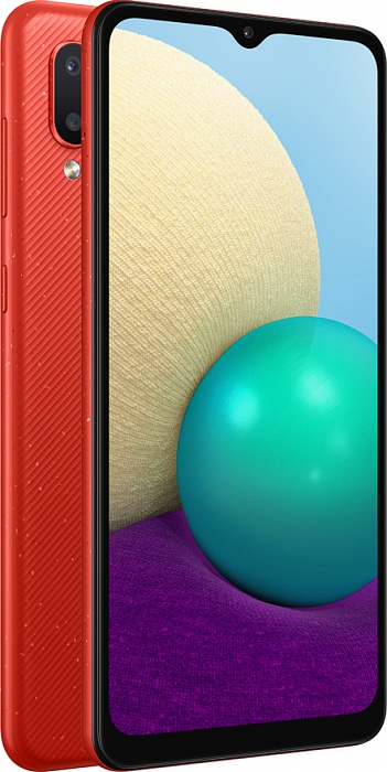 Смартфон Samsung Galaxy A02 2/32GB A022 (красный)